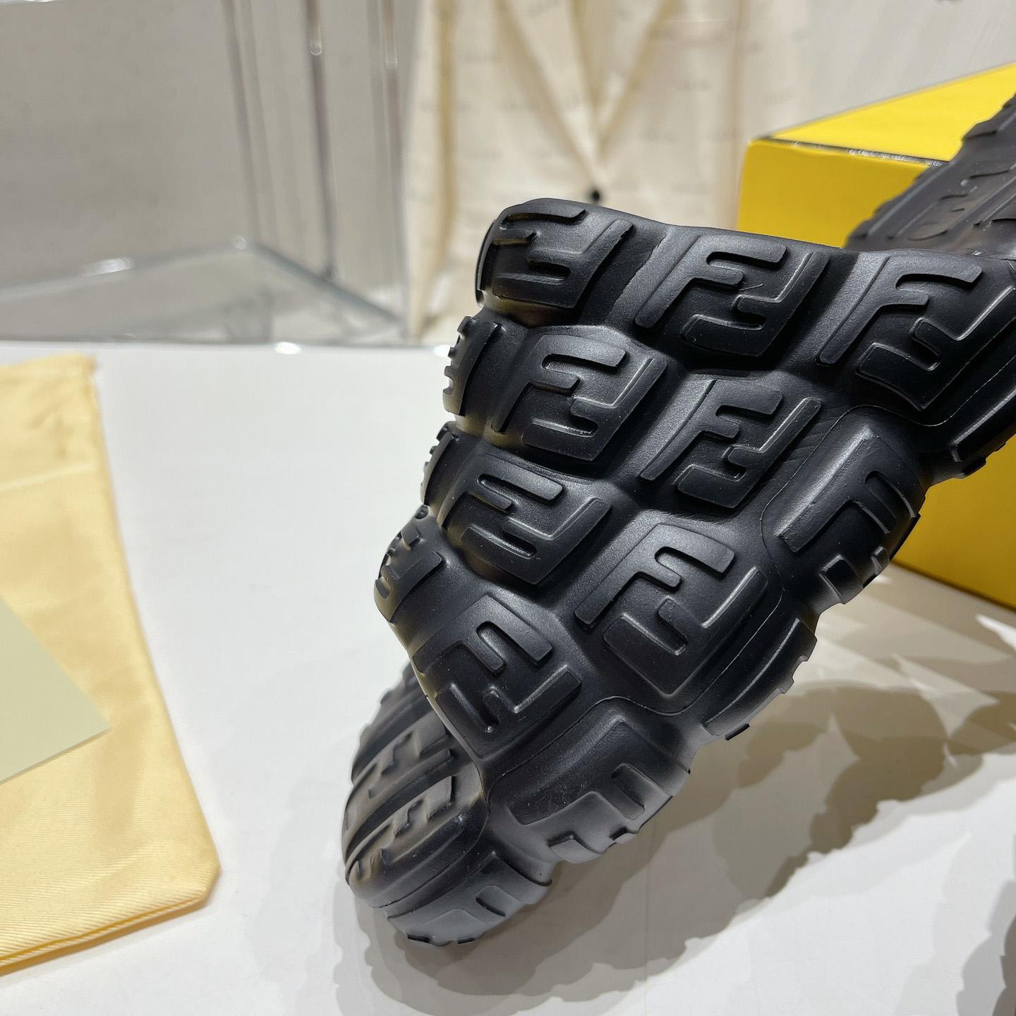 Fendi Cloud Slides Orange Rubber Slides - PerfectKickZ