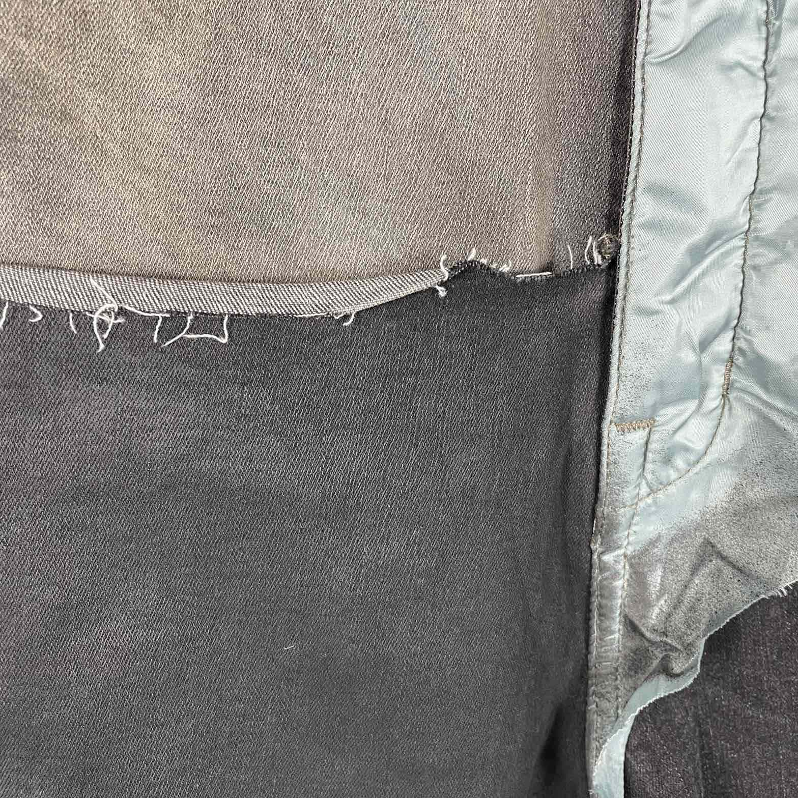 Rick Owens Asymmetric Patchwork Flared Jeans - PerfectKickZ