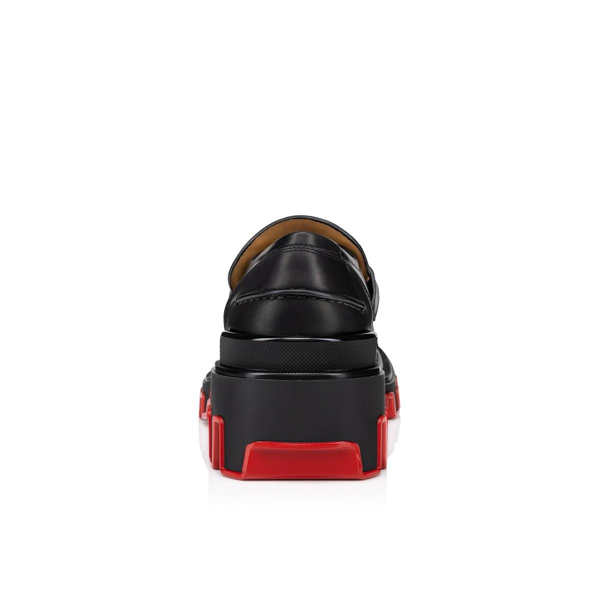 Christian Louboutin CL Moc Dune Loafers - Calf leather - Black - PerfectKickZ