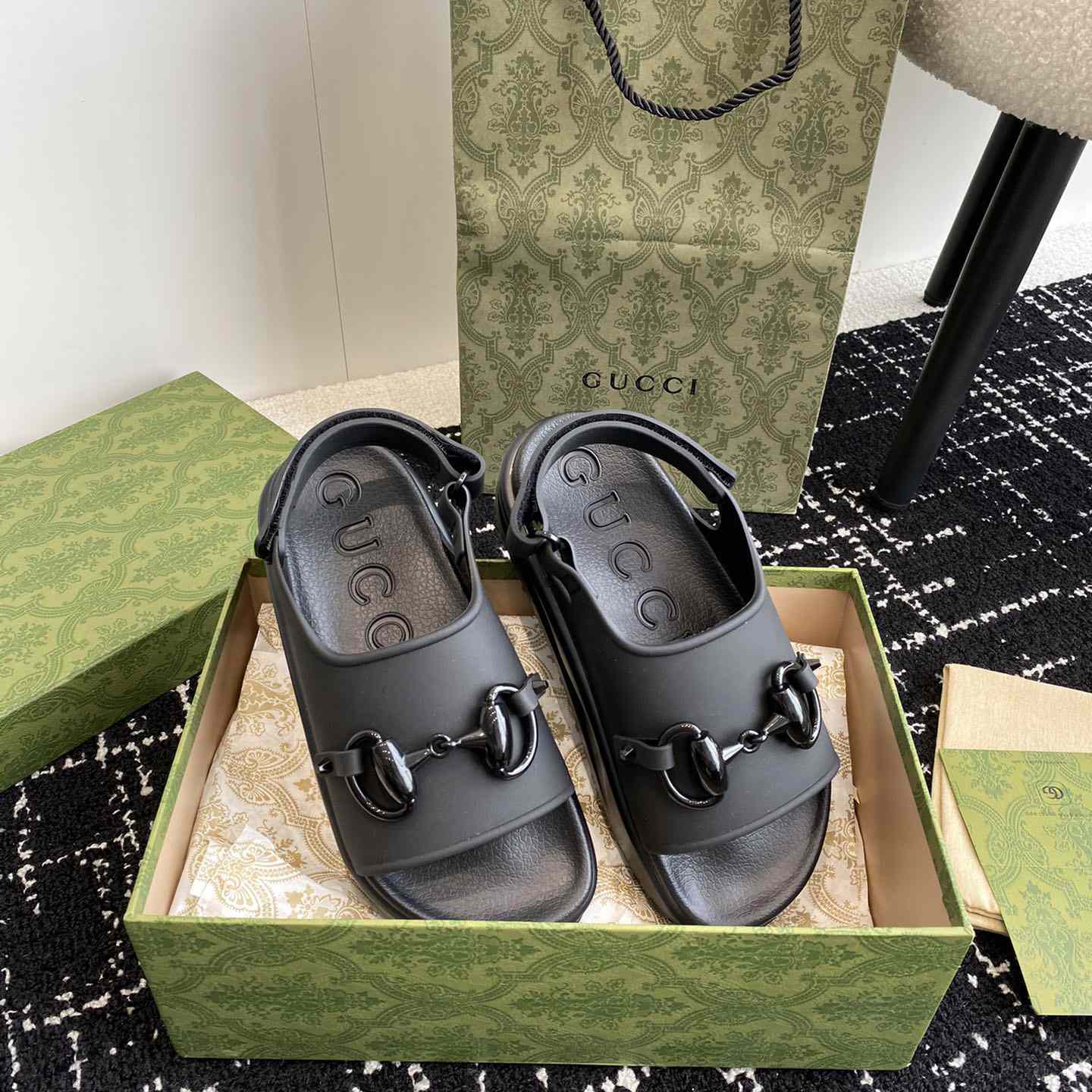 Gucci Horsebit Flatform Sandal - 