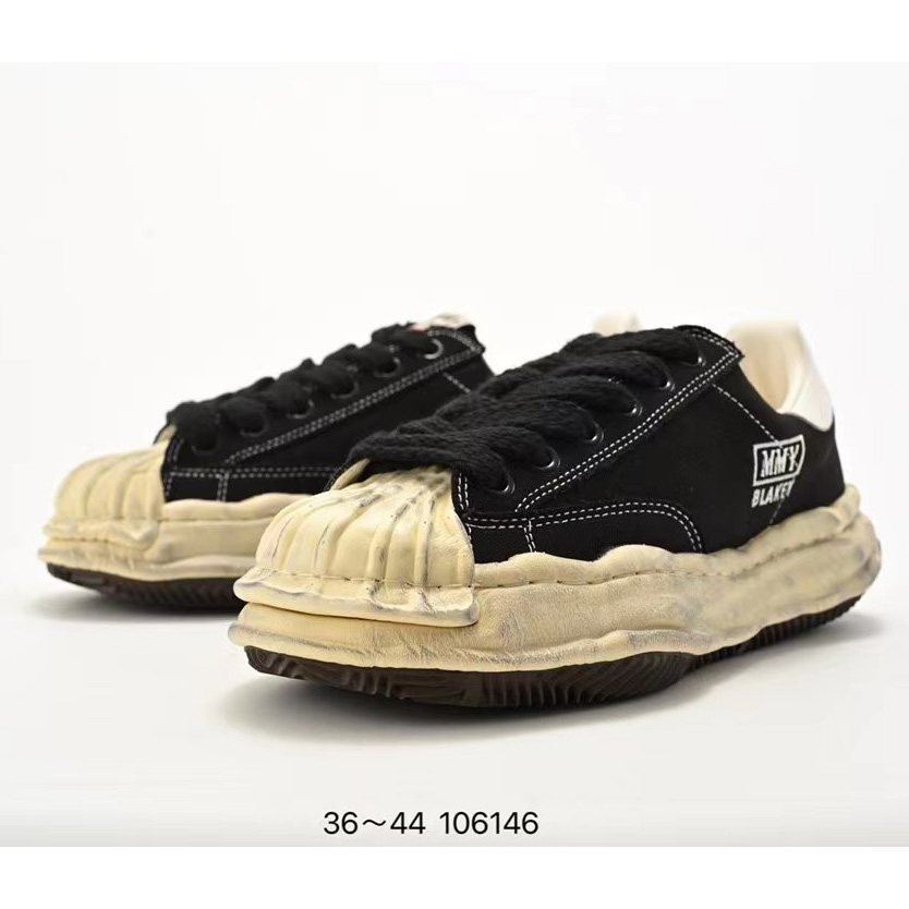 Maison Mihara Yasuhiro Original Sole Canvas Low Sneakers - PerfectKickZ