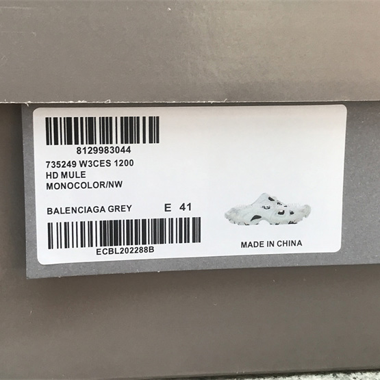 Balenciaga HD Mule In Grey  - PerfectKickZ