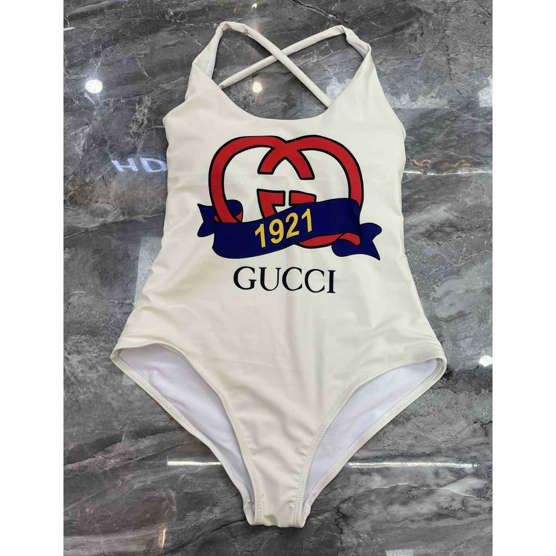 Gucci Sparkling Jersey Swimsuit - PerfectKickZ