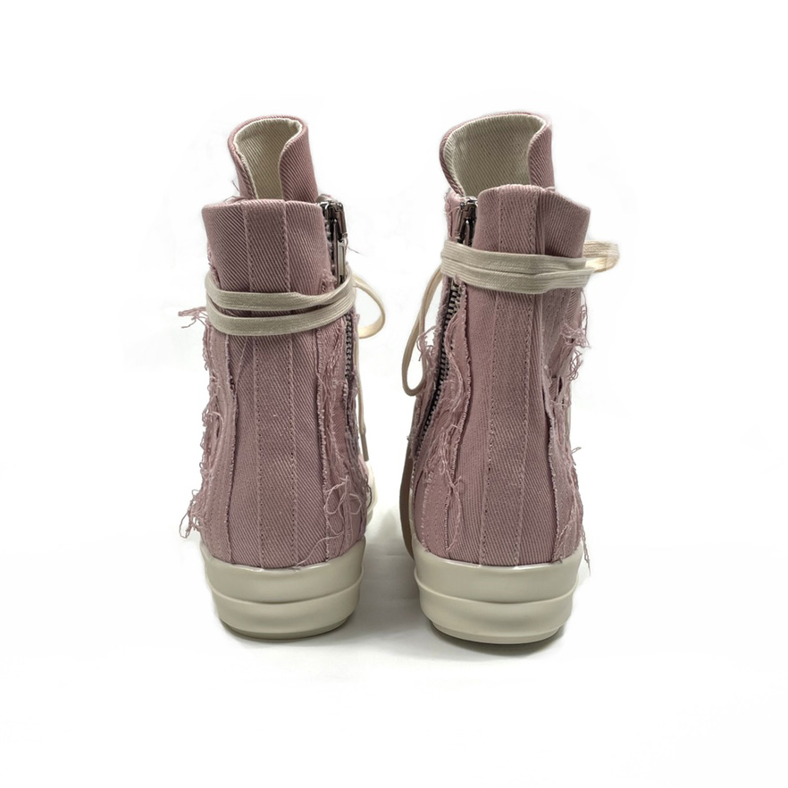 Rick Owens Drkshdw Pink Slash Sneakers - PerfectKickZ