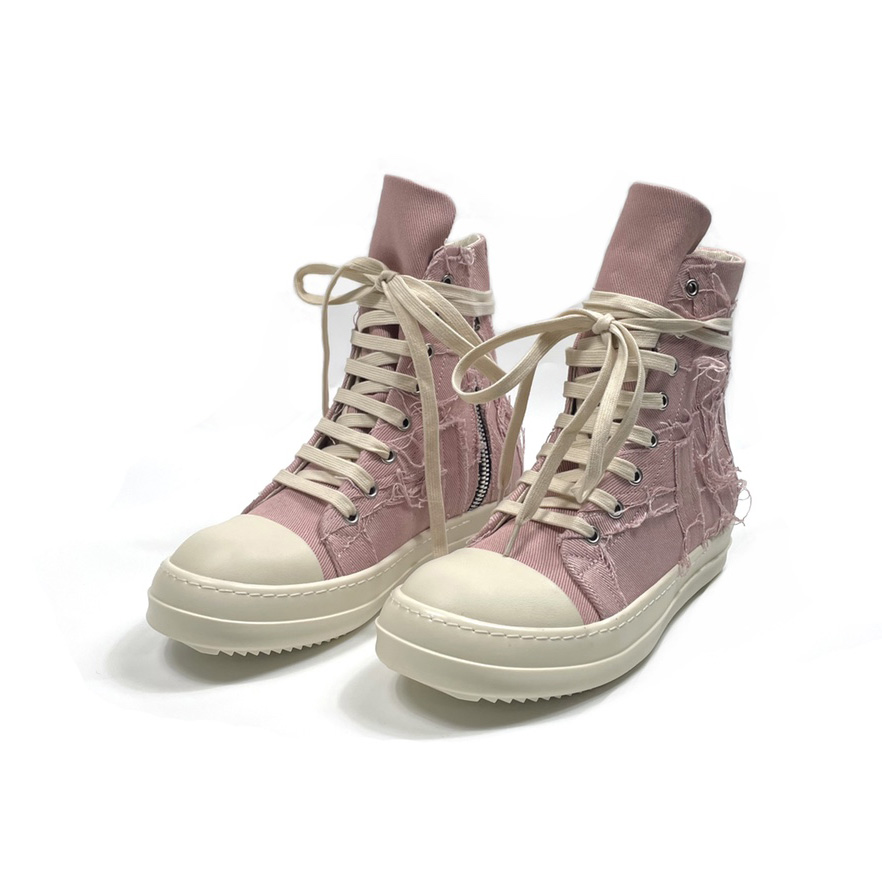 Rick Owens Drkshdw Pink Slash Sneakers - PerfectKickZ