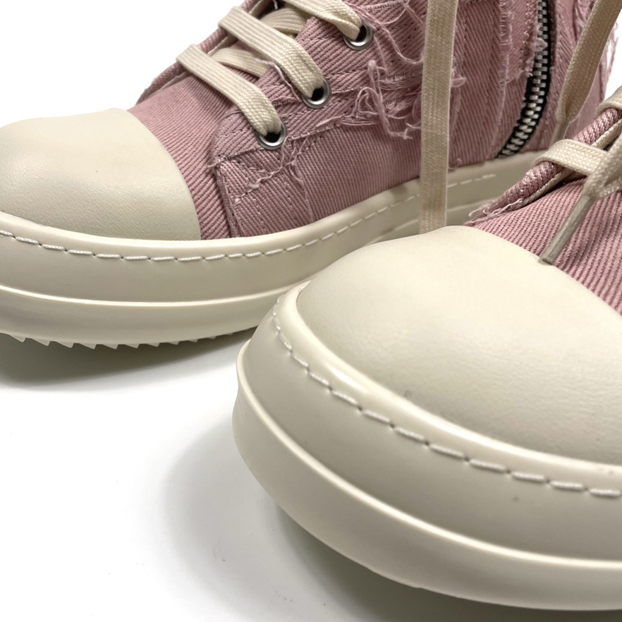 Rick Owens Drkshdw Pink Slash Sneakers - PerfectKickZ