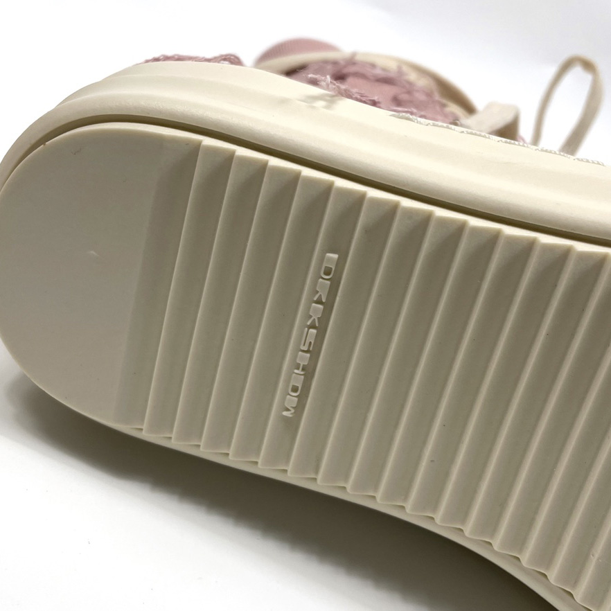 Rick Owens Drkshdw Pink Slash Sneakers - PerfectKickZ