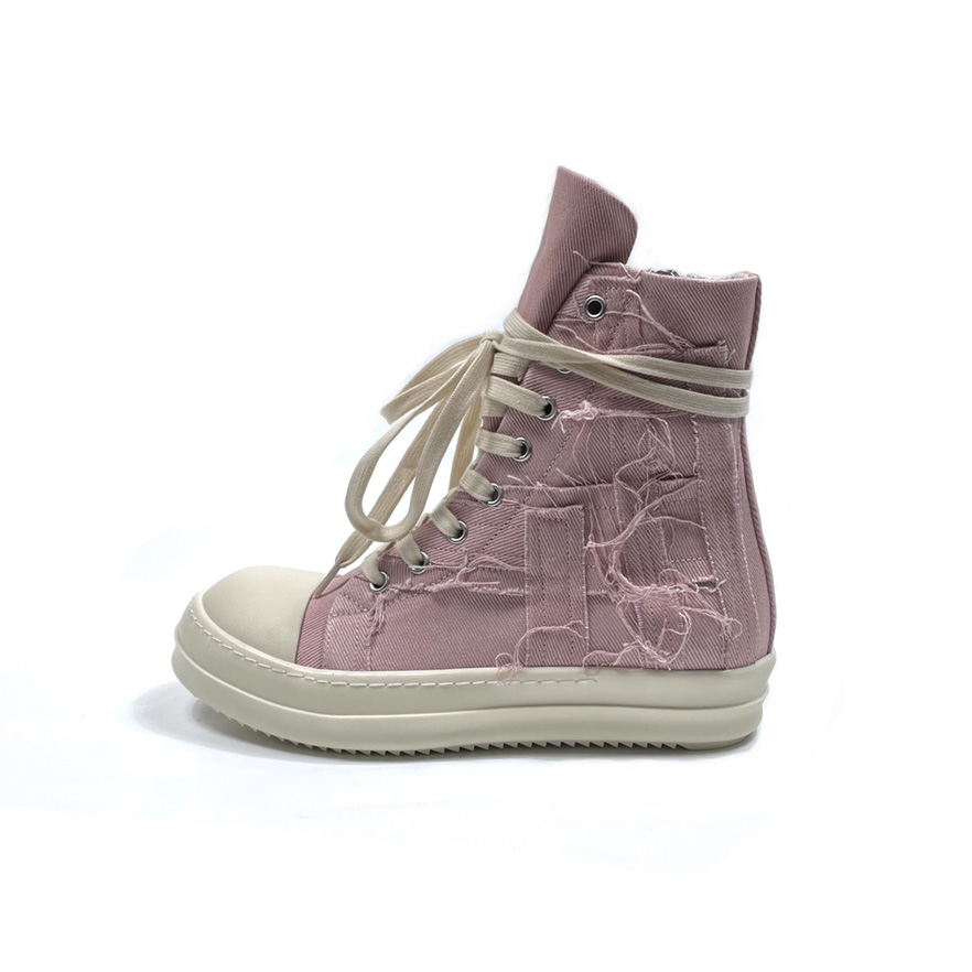 Rick Owens Drkshdw Pink Slash Sneakers - PerfectKickZ