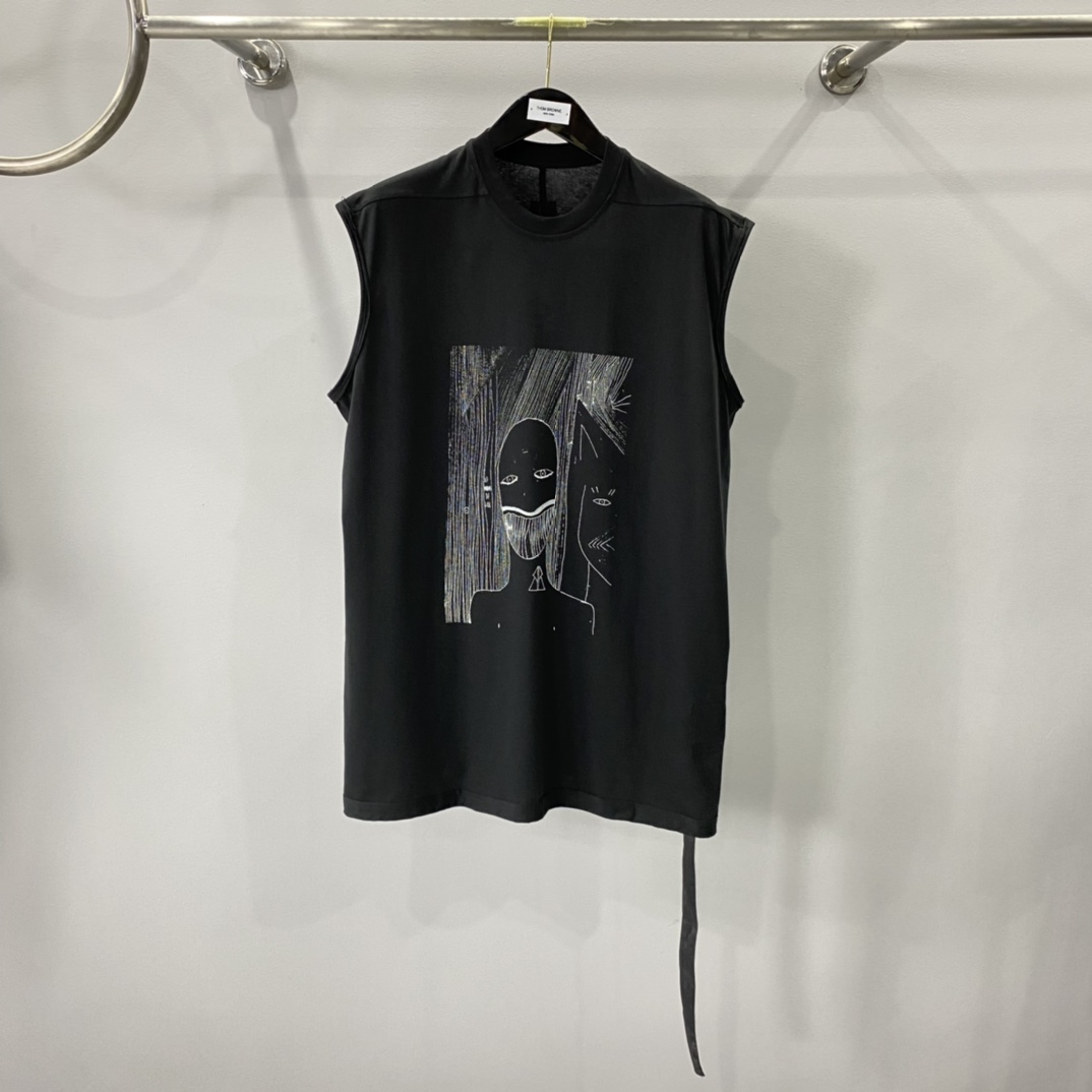 Rick Owens Drkshdw Strobe Sleeveless Tank Top - PerfectKickZ