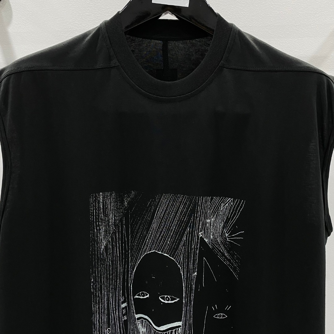 Rick Owens Drkshdw Strobe Sleeveless Tank Top - 