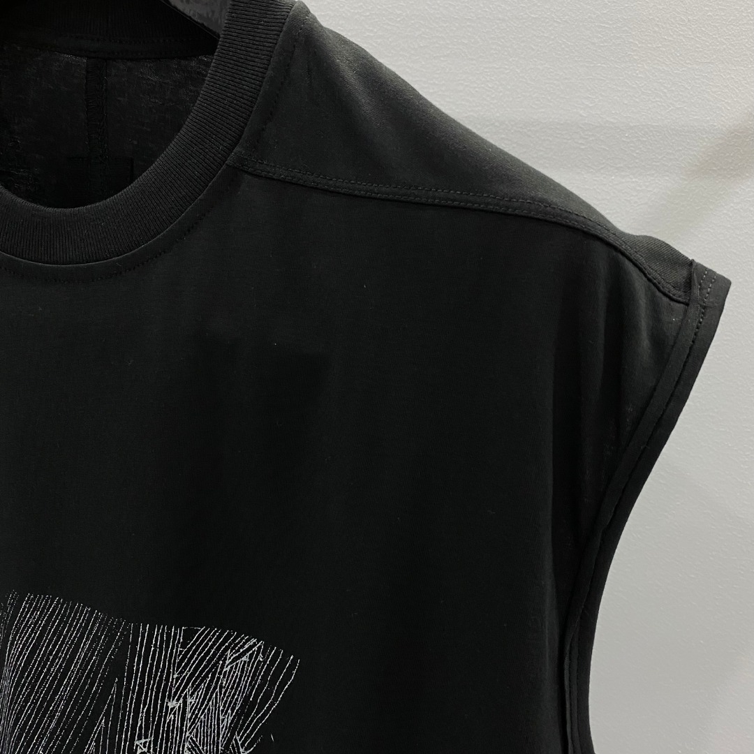 Rick Owens Drkshdw Strobe Sleeveless Tank Top - 