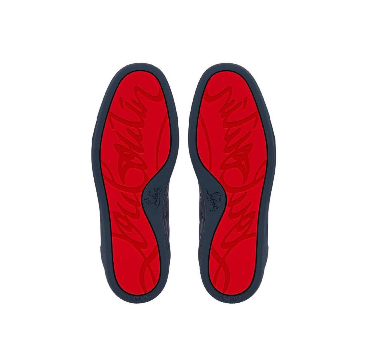 Christian Louboutin Fun Louis Junior Sneakers In Black - PerfectKickZ