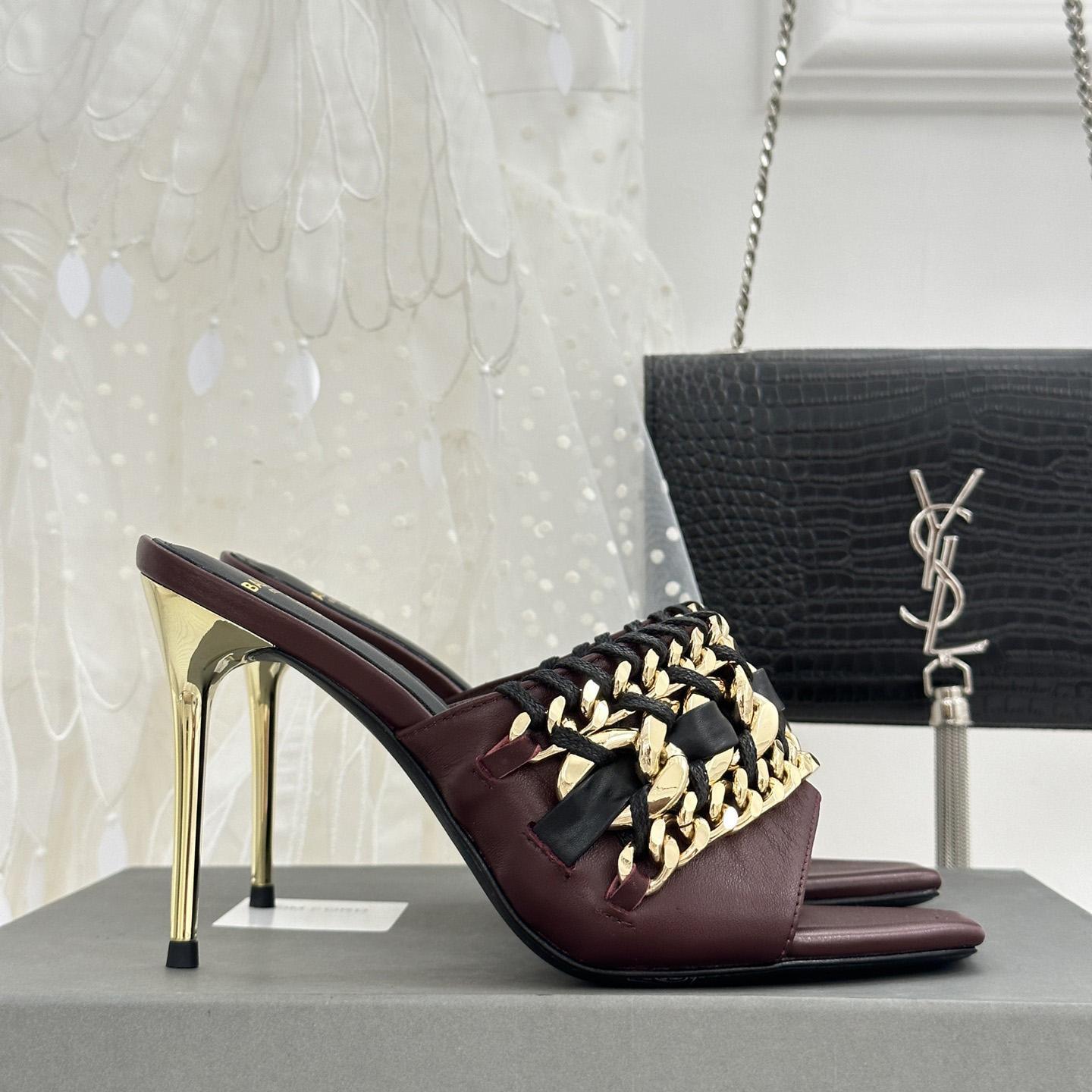 Balmain Chain-link Detail 110mm Pumps - PerfectKickZ