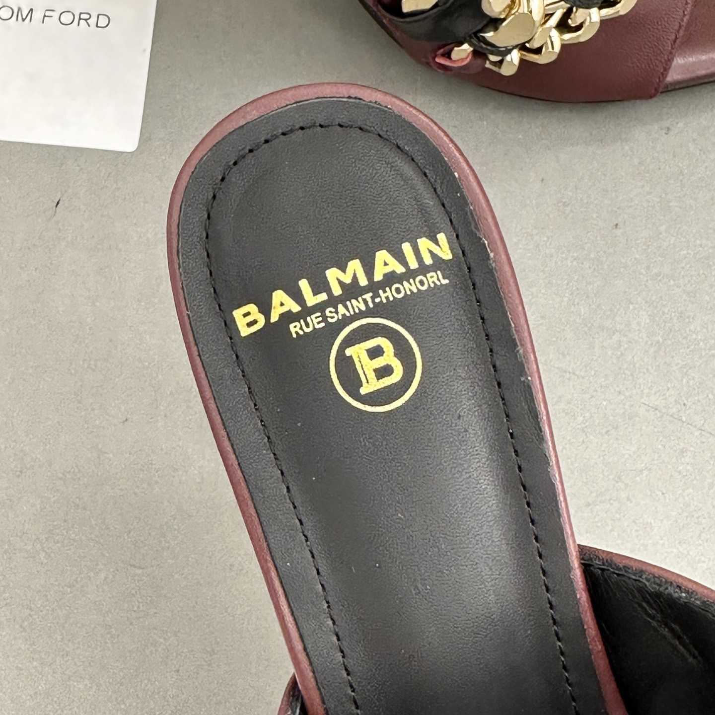Balmain Chain-link Detail 110mm Pumps - PerfectKickZ