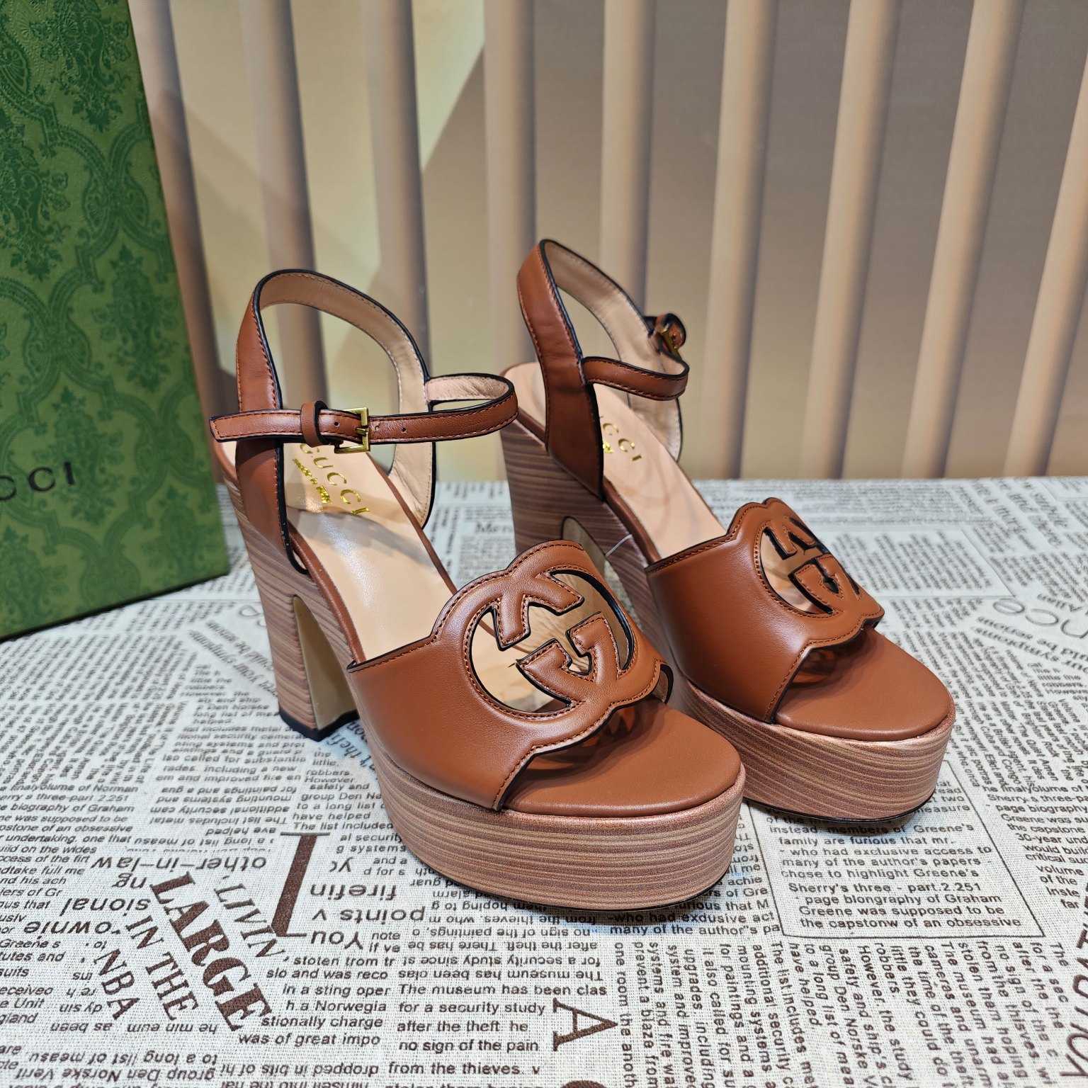 Gucci Women's Interlocking G Studs Sandal - PerfectKickZ