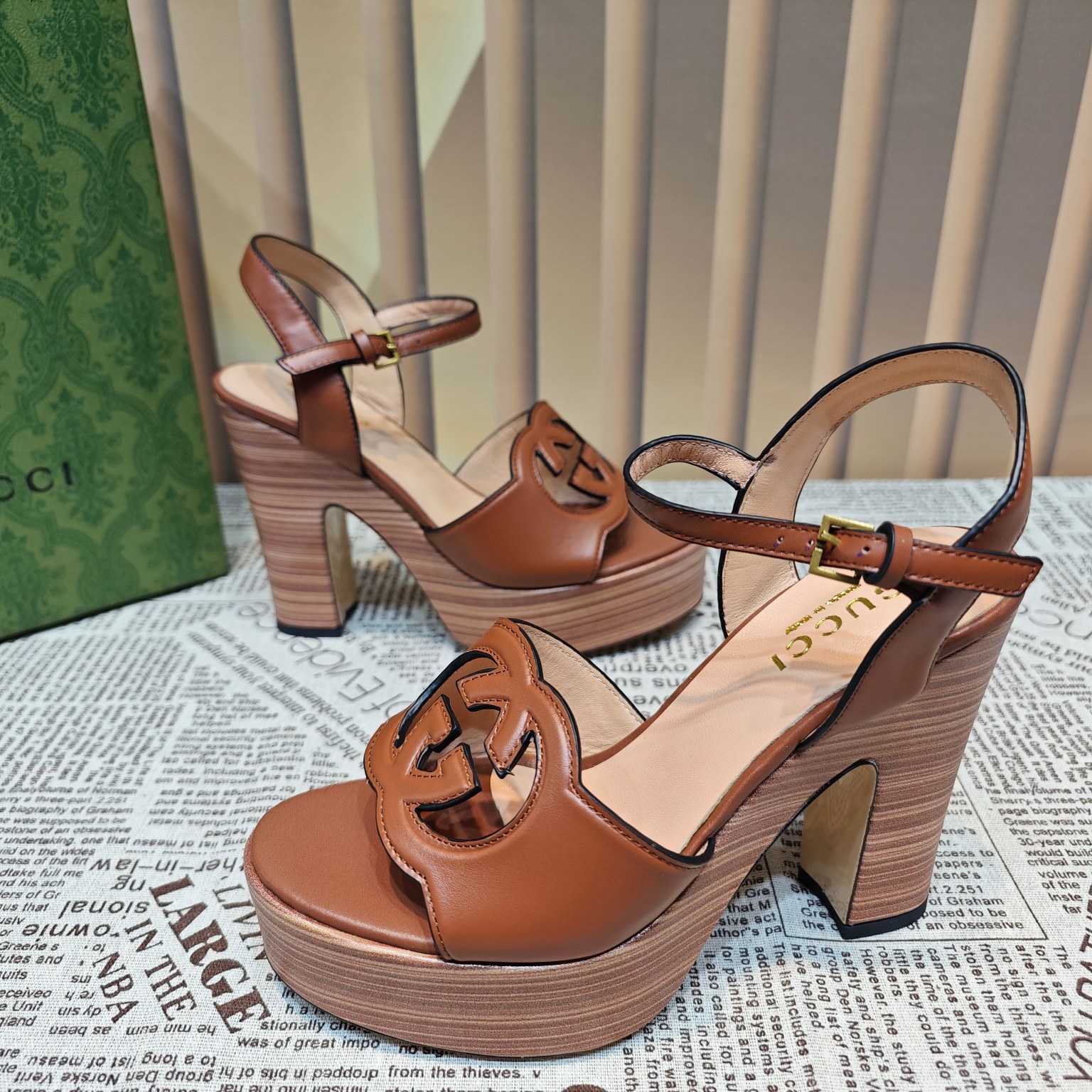 Gucci Women's Interlocking G Studs Sandal - PerfectKickZ