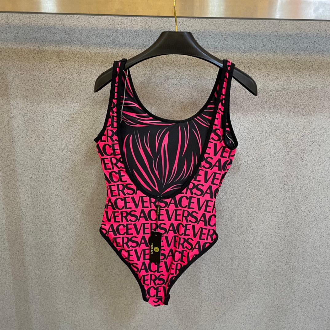 Versace Allover Reversible Swimsuit - PerfectKickZ