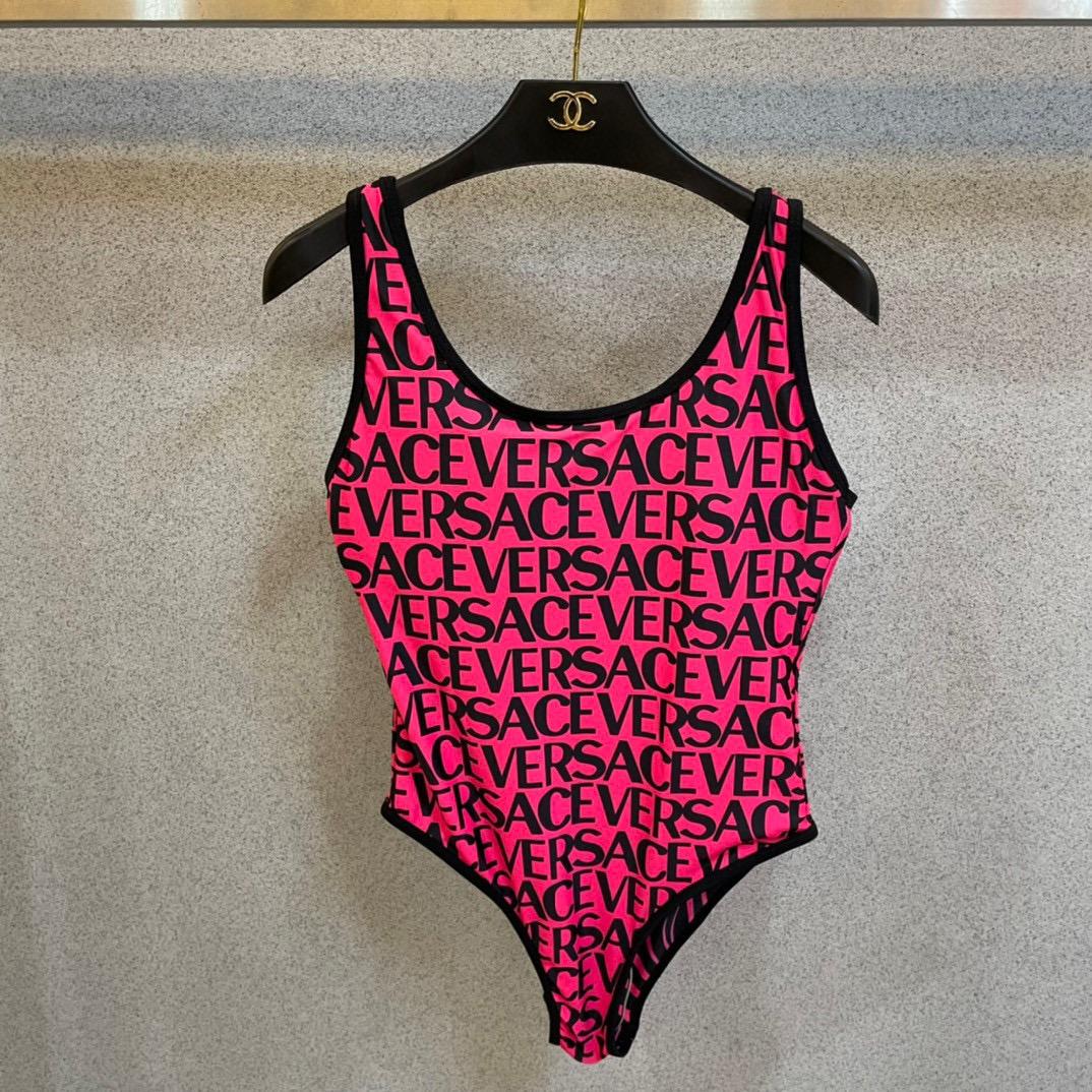 Versace Allover Reversible Swimsuit - PerfectKickZ