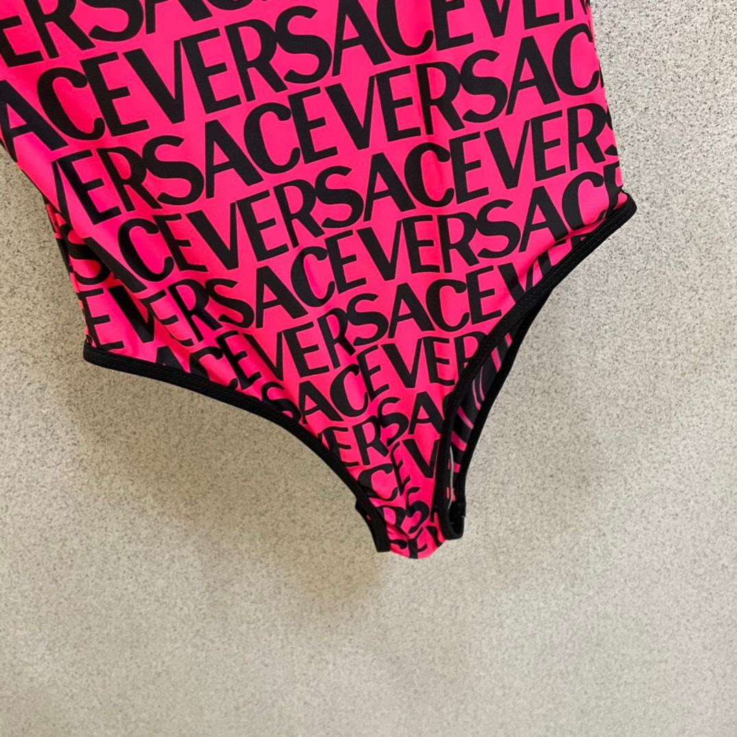 Versace Allover Reversible Swimsuit - PerfectKickZ