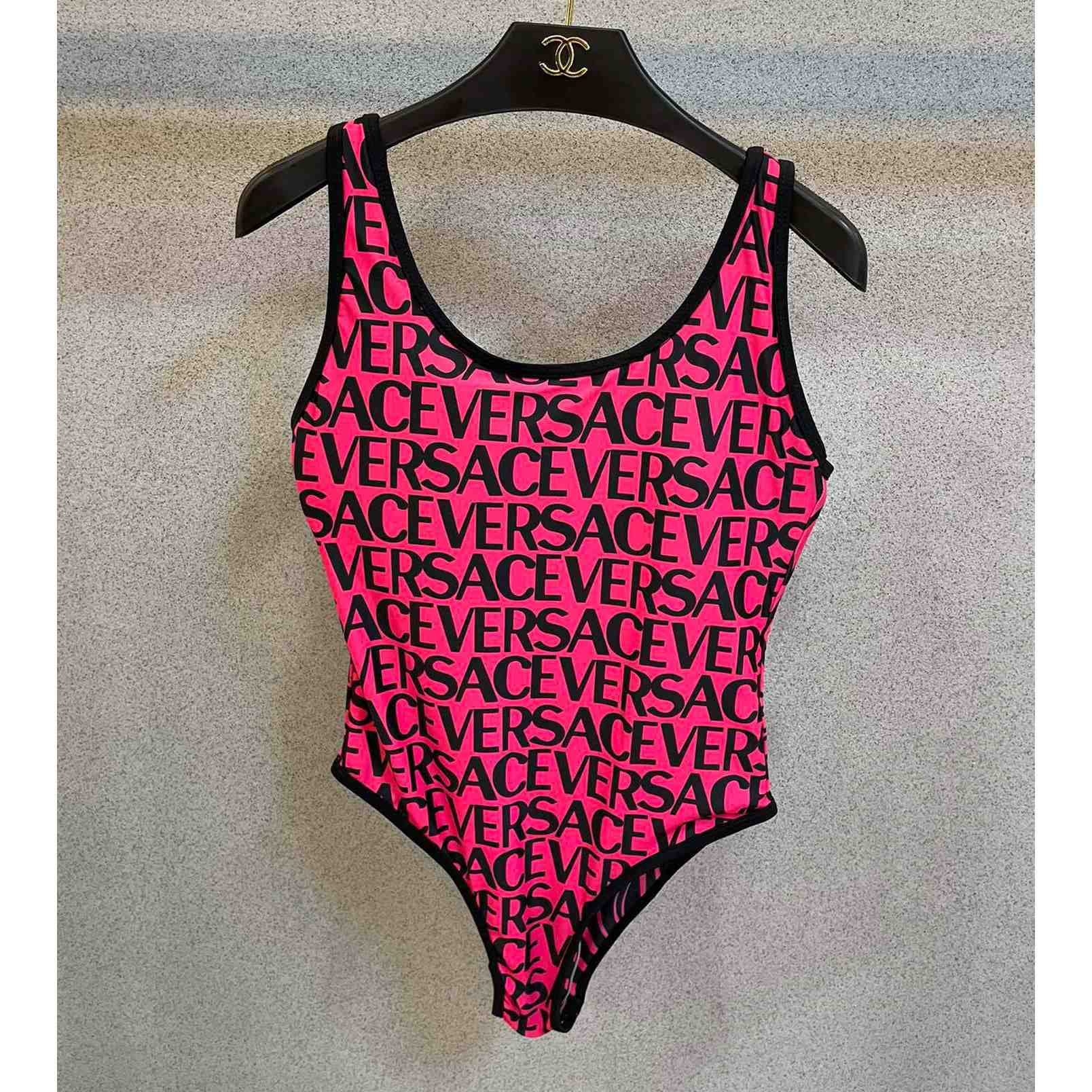 Versace Allover Reversible Swimsuit - PerfectKickZ