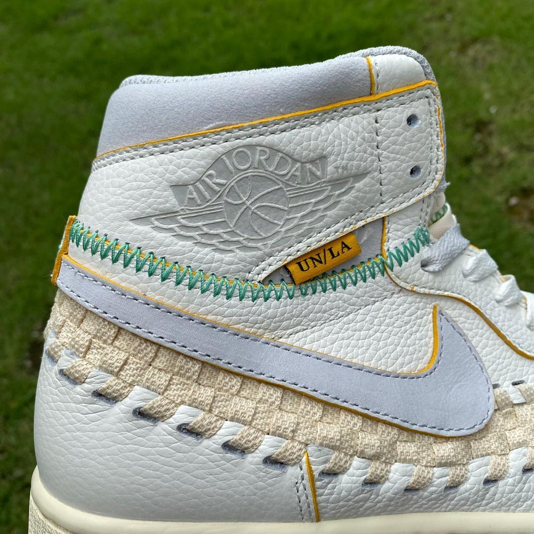 Union x Air Jordan 1 High OG “Woven” Sneaker    FD2565-100 - PerfectKickZ