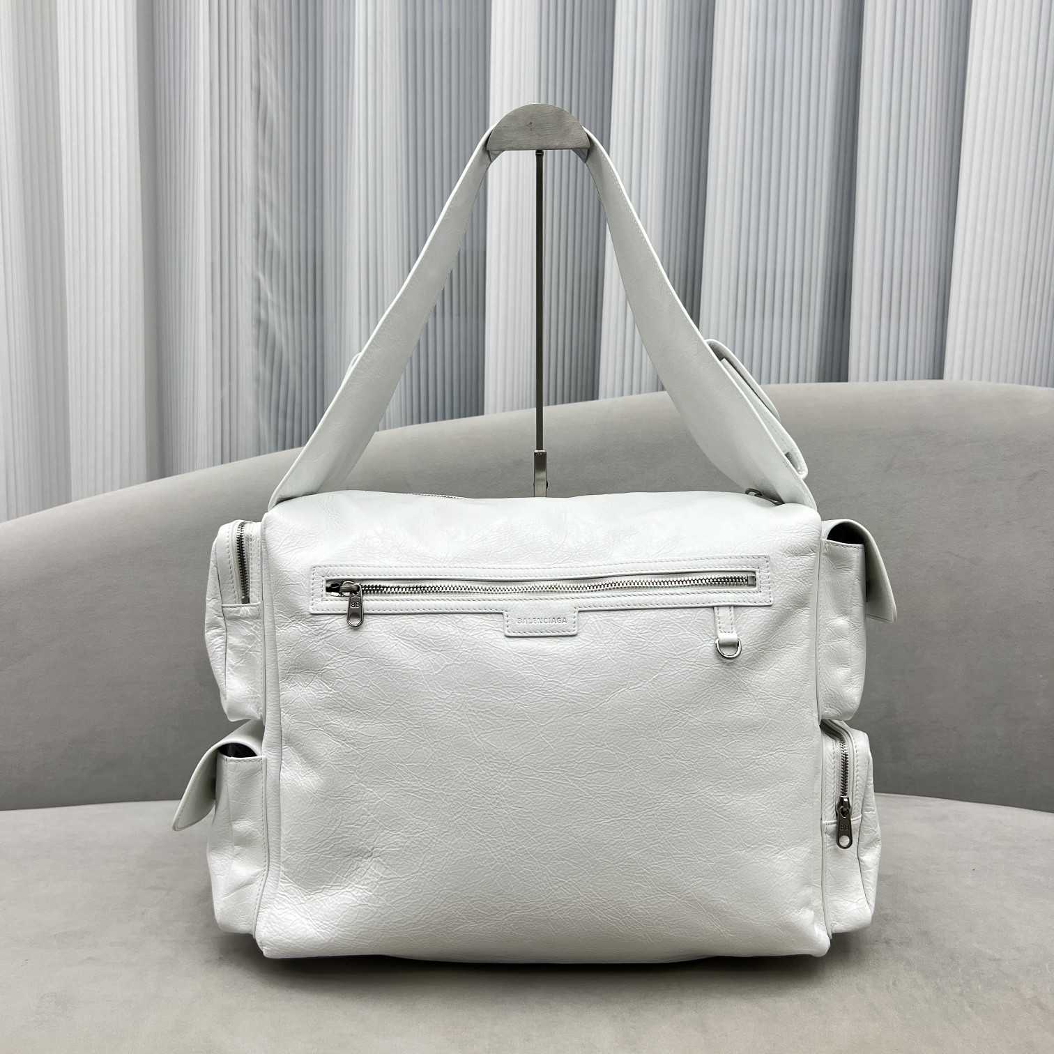Balenciaga Logo Zipped Shoulder Bag(40x28x18cm) - PerfectKickZ