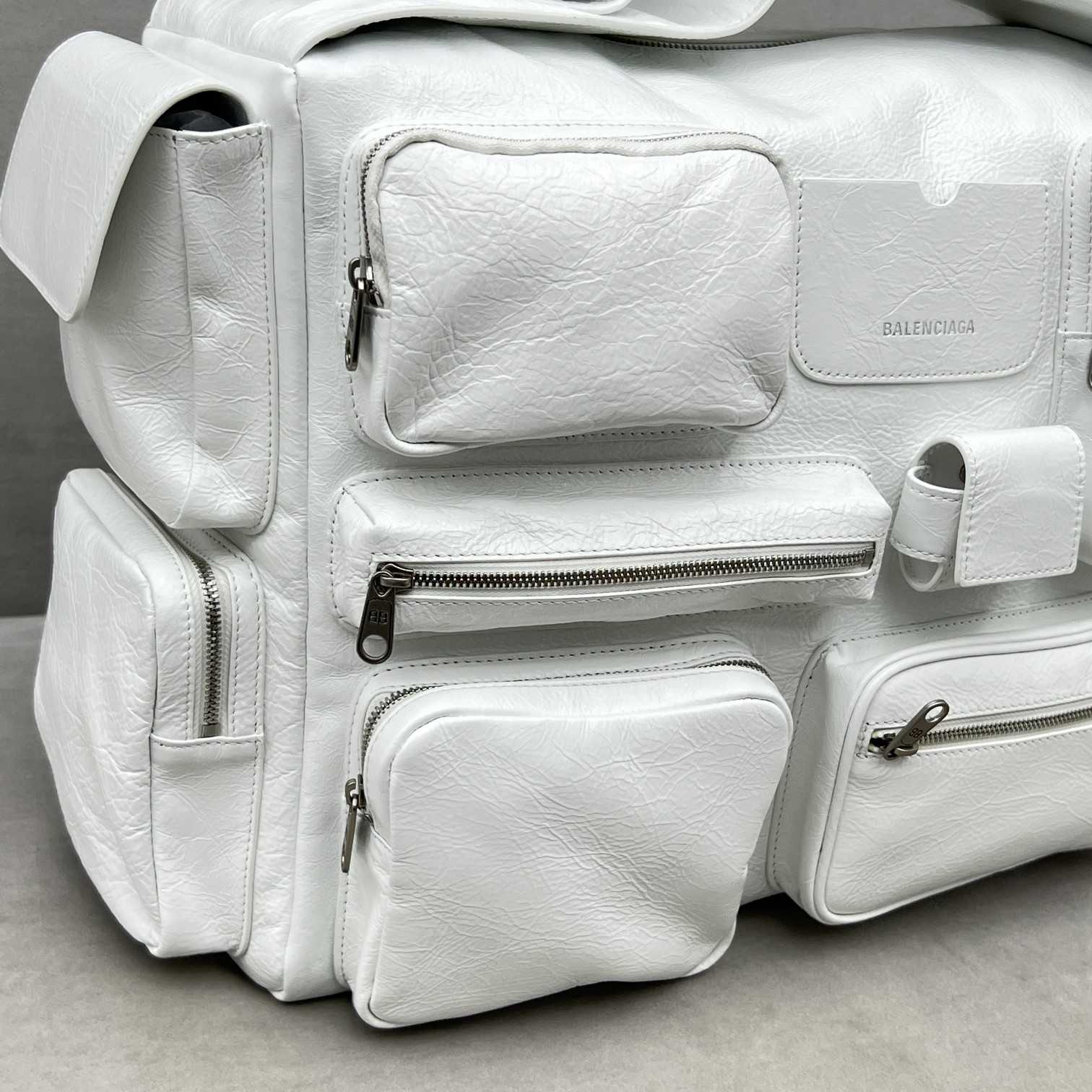 Balenciaga Logo Zipped Shoulder Bag(40x28x18cm) - PerfectKickZ