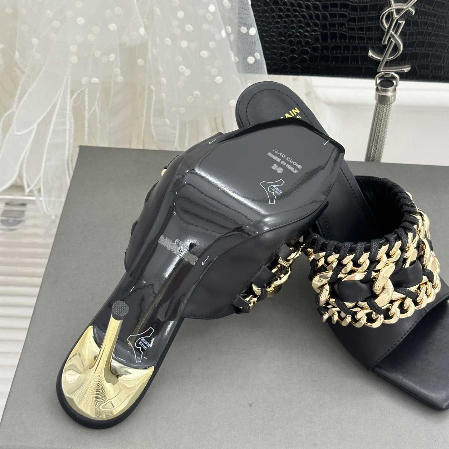 Balmain Chain-link Detail 110mm Pumps - PerfectKickZ