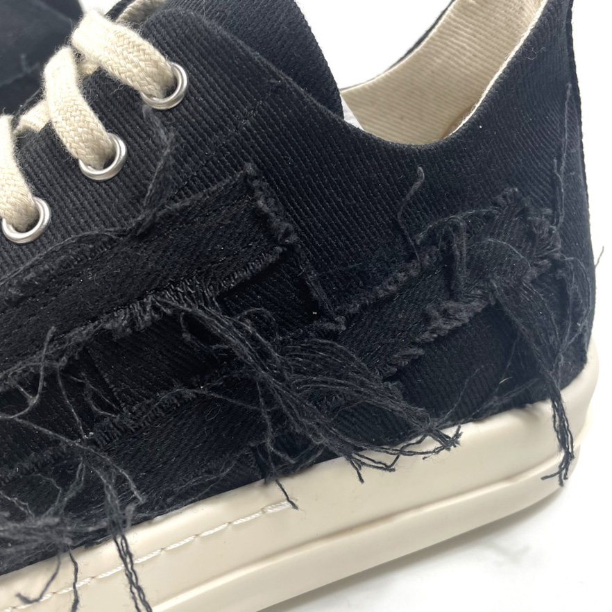 Rick Owens Drkshdw Distressed-effect Low-top Sneakers - PerfectKickZ