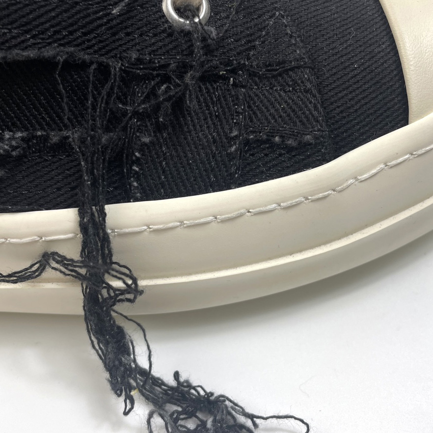 Rick Owens Drkshdw Distressed-effect Low-top Sneakers - PerfectKickZ