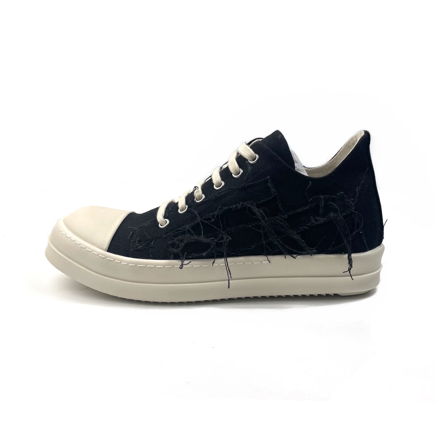Rick Owens Drkshdw Distressed-effect Low-top Sneakers - PerfectKickZ