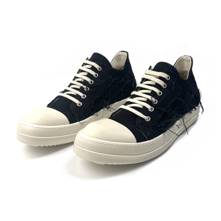 Rick Owens Drkshdw Distressed-effect Low-top Sneakers - PerfectKickZ