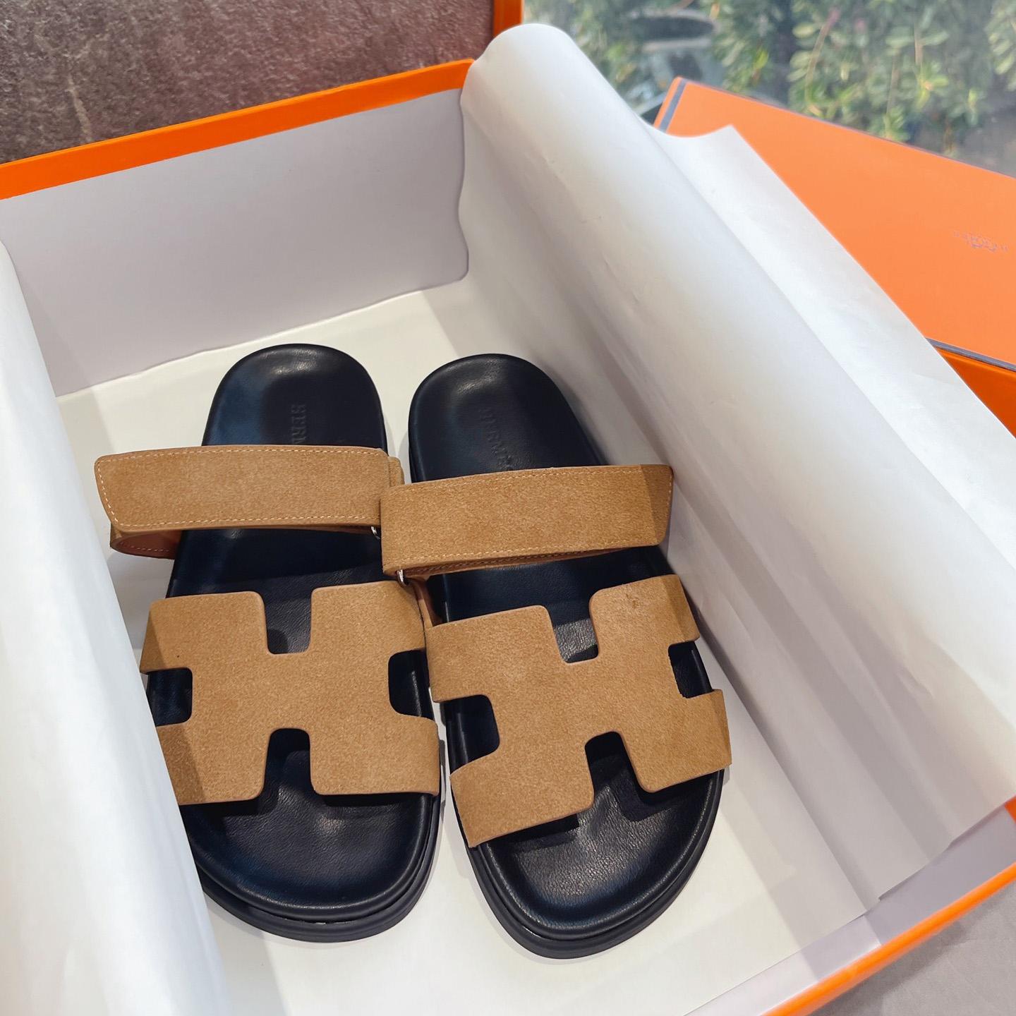 Hermes Authenticated Chypre Sandal  - PerfectKickZ