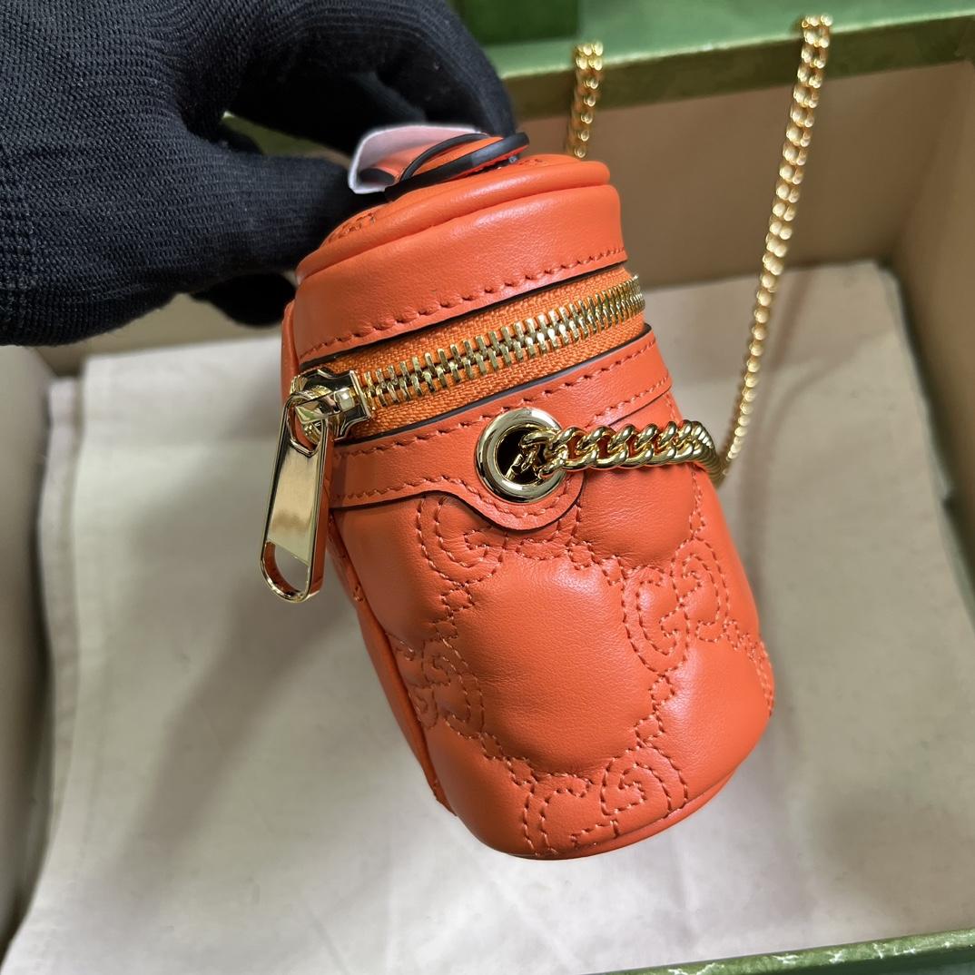 Gucci GG Matelassé Top Handle Mini Bag(16-10.5-5cm) - PerfectKickZ