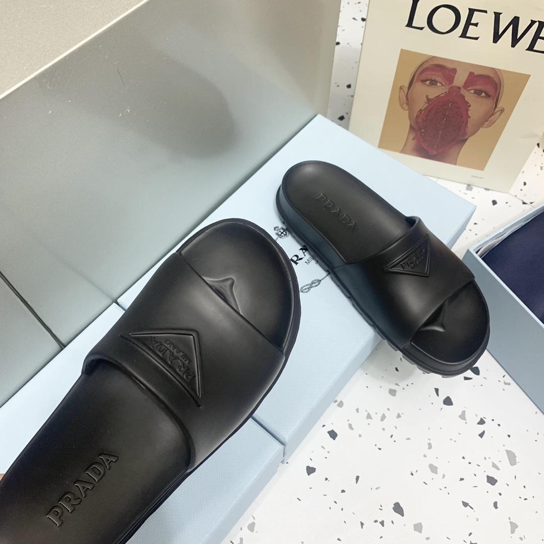 Prada Rubber Sandals  - PerfectKickZ