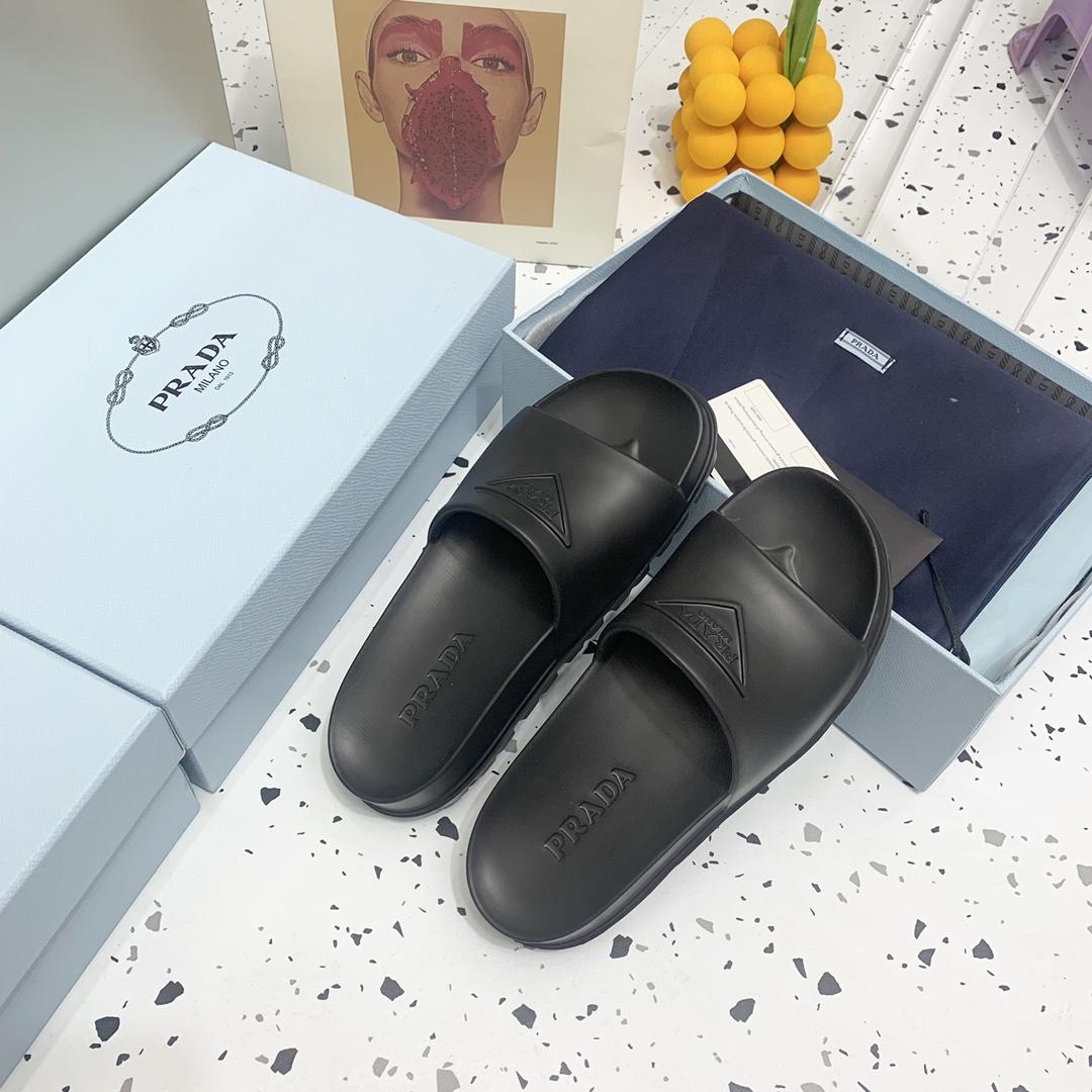 Prada Rubber Sandals  - PerfectKickZ