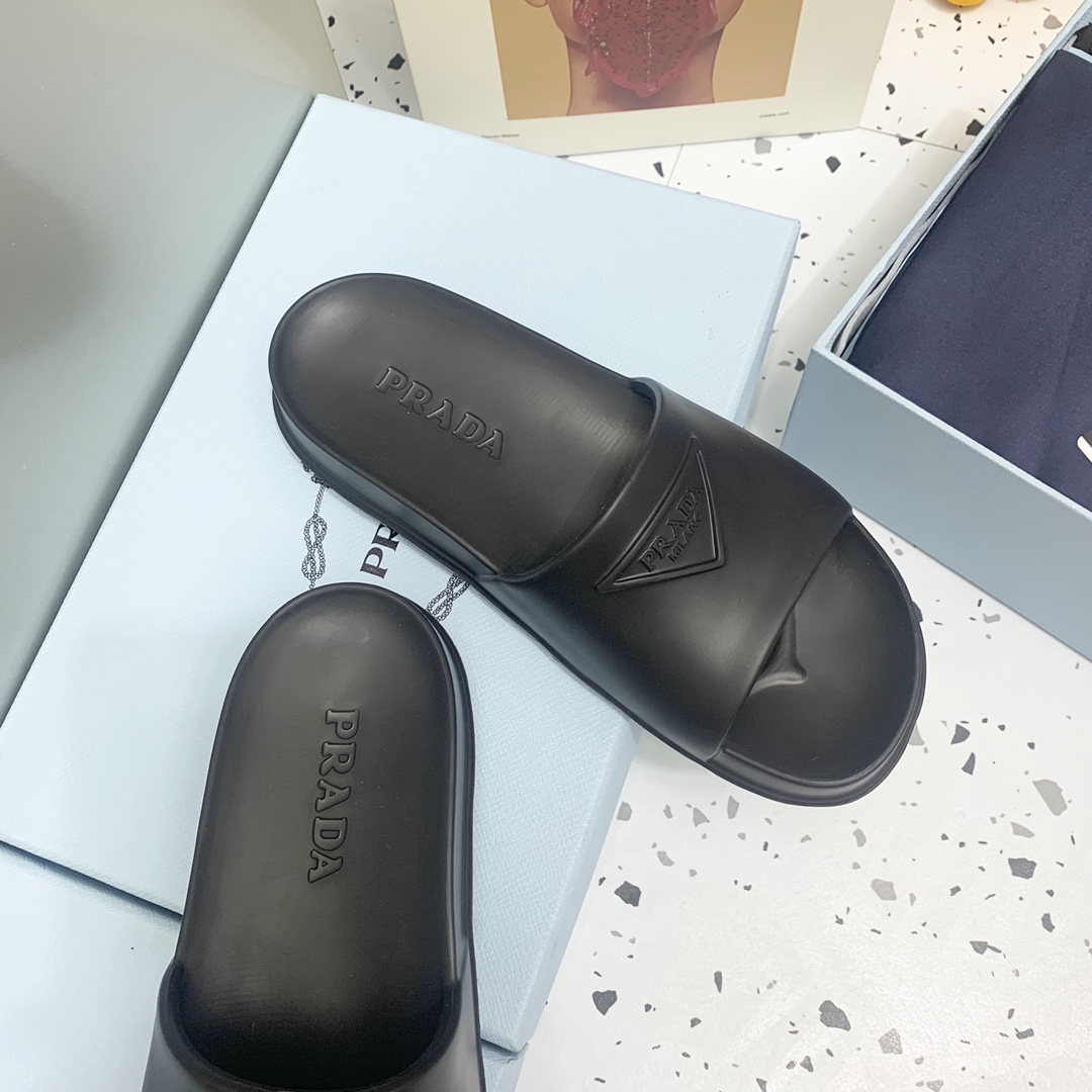 Prada Rubber Sandals  - PerfectKickZ