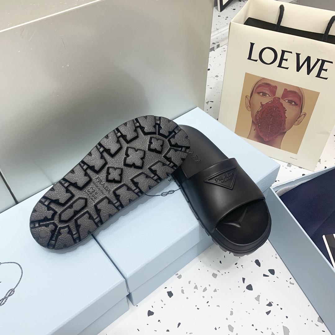 Prada Rubber Sandals  - PerfectKickZ