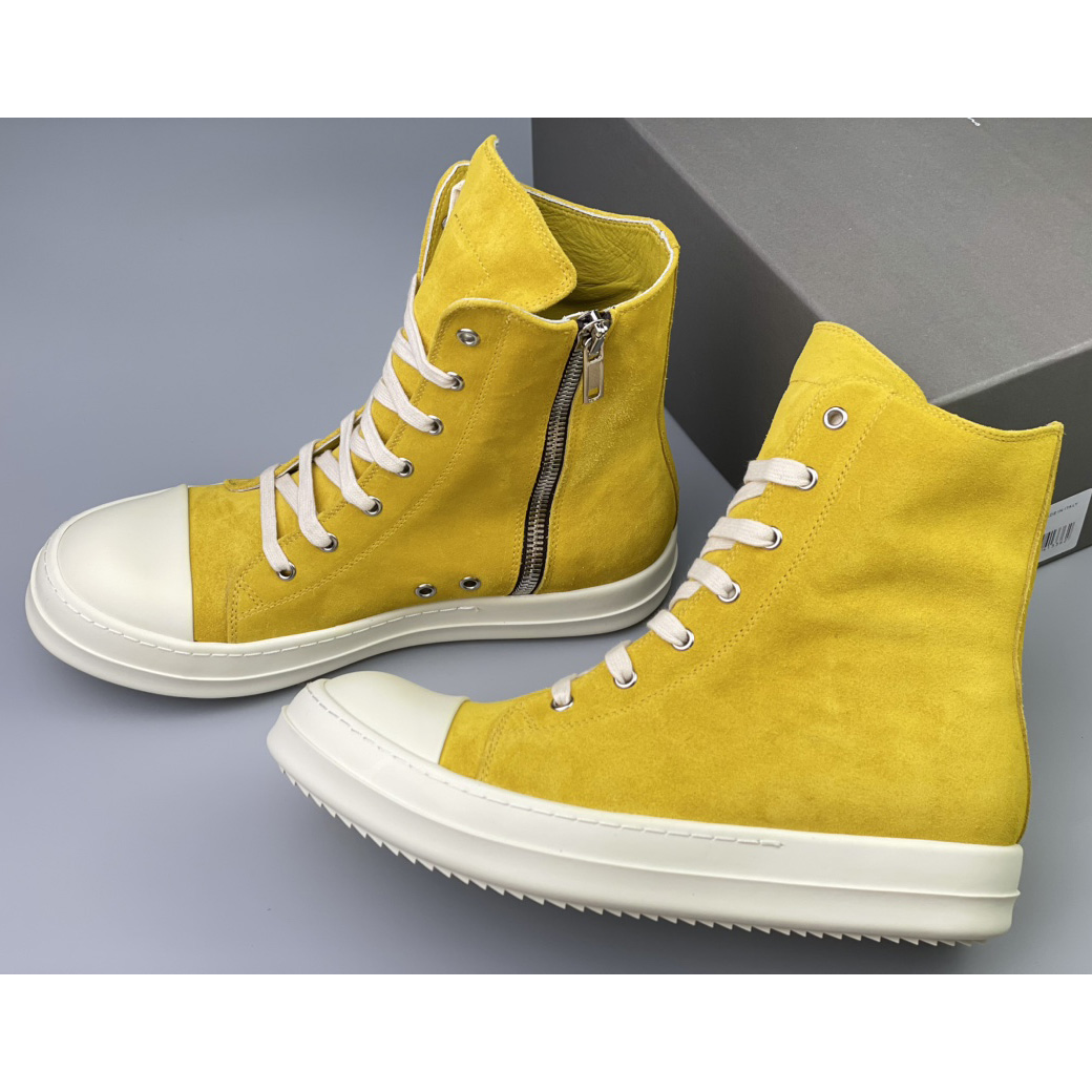 Rick Owens Strobe High-Top Sneakers - PerfectKickZ