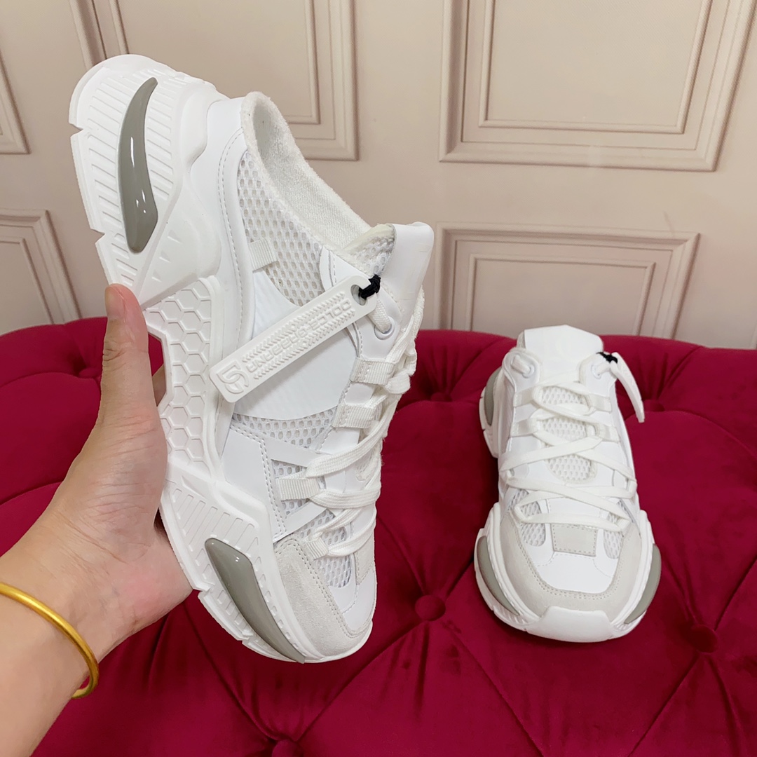 Dolce & Gabbana Mixed-material Airmaster Mule Sneakers - PerfectKickZ