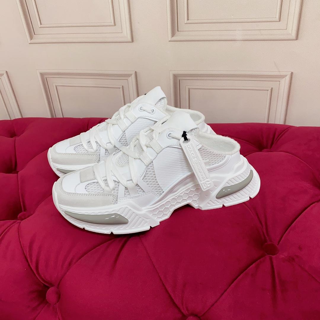 Dolce & Gabbana Mixed-material Airmaster Mule Sneakers - PerfectKickZ