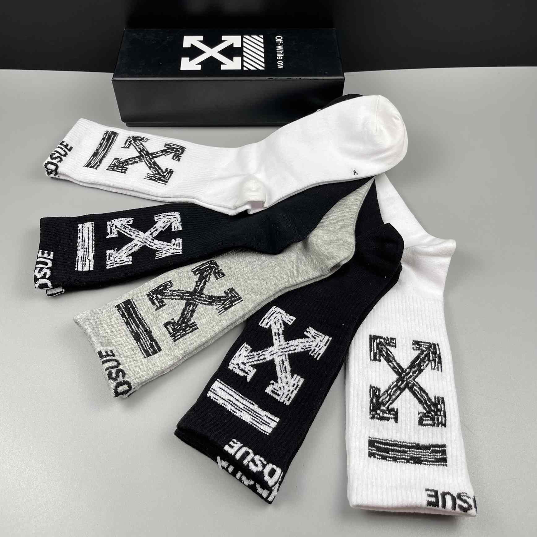 Off White Socks/Box - PerfectKickZ