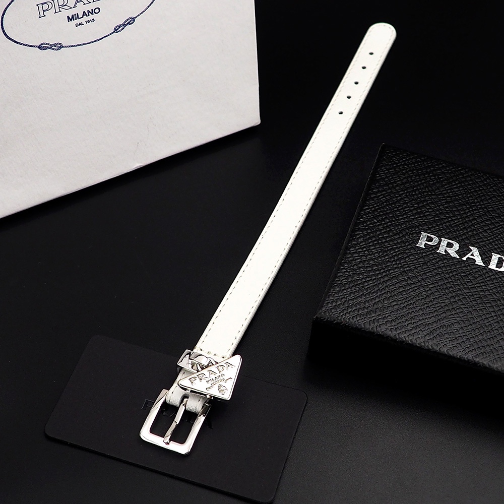 Prada Saffiano Leather Bracelet - PerfectKickZ