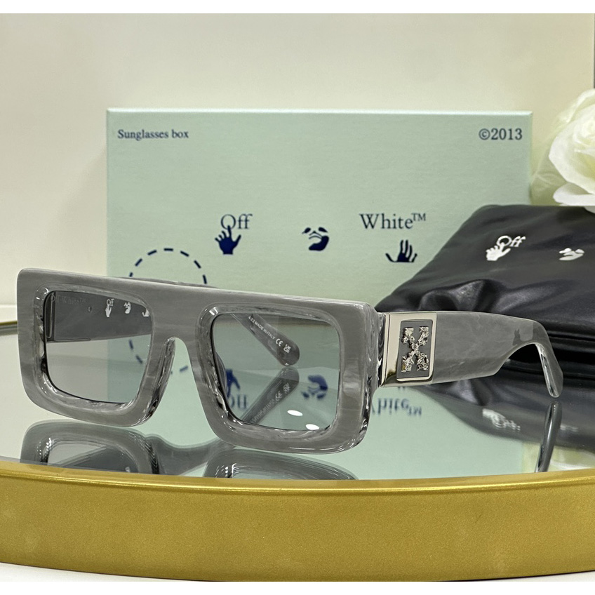 Off White Arrows-motif Sunglasses          OERI049  - PerfectKickZ