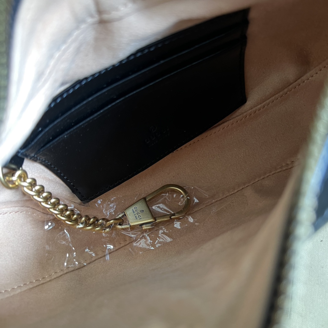 Gucci GG Marmont Half-Moon-Shaped Mini Bag(21.5-11-5cm) - PerfectKickZ