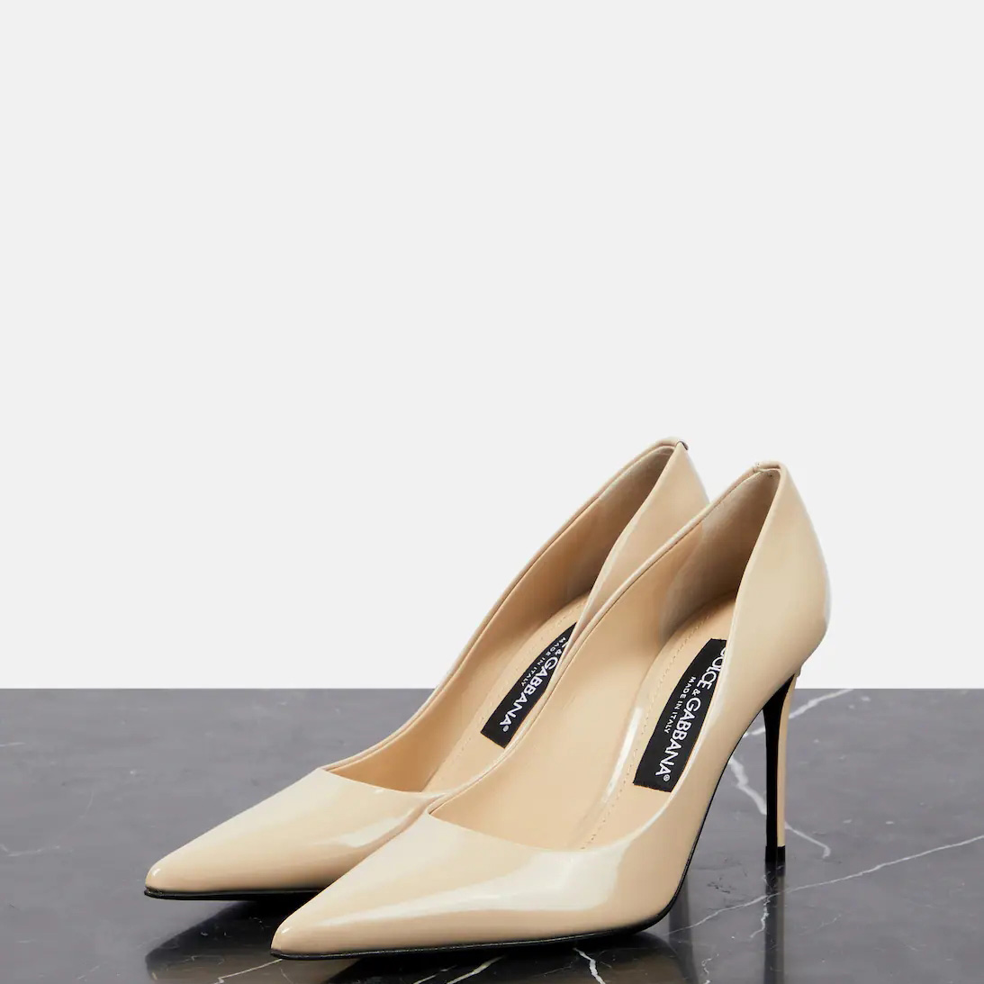Dolce & Gabbana Cardinale Patent Leather Pumps - PerfectKickZ