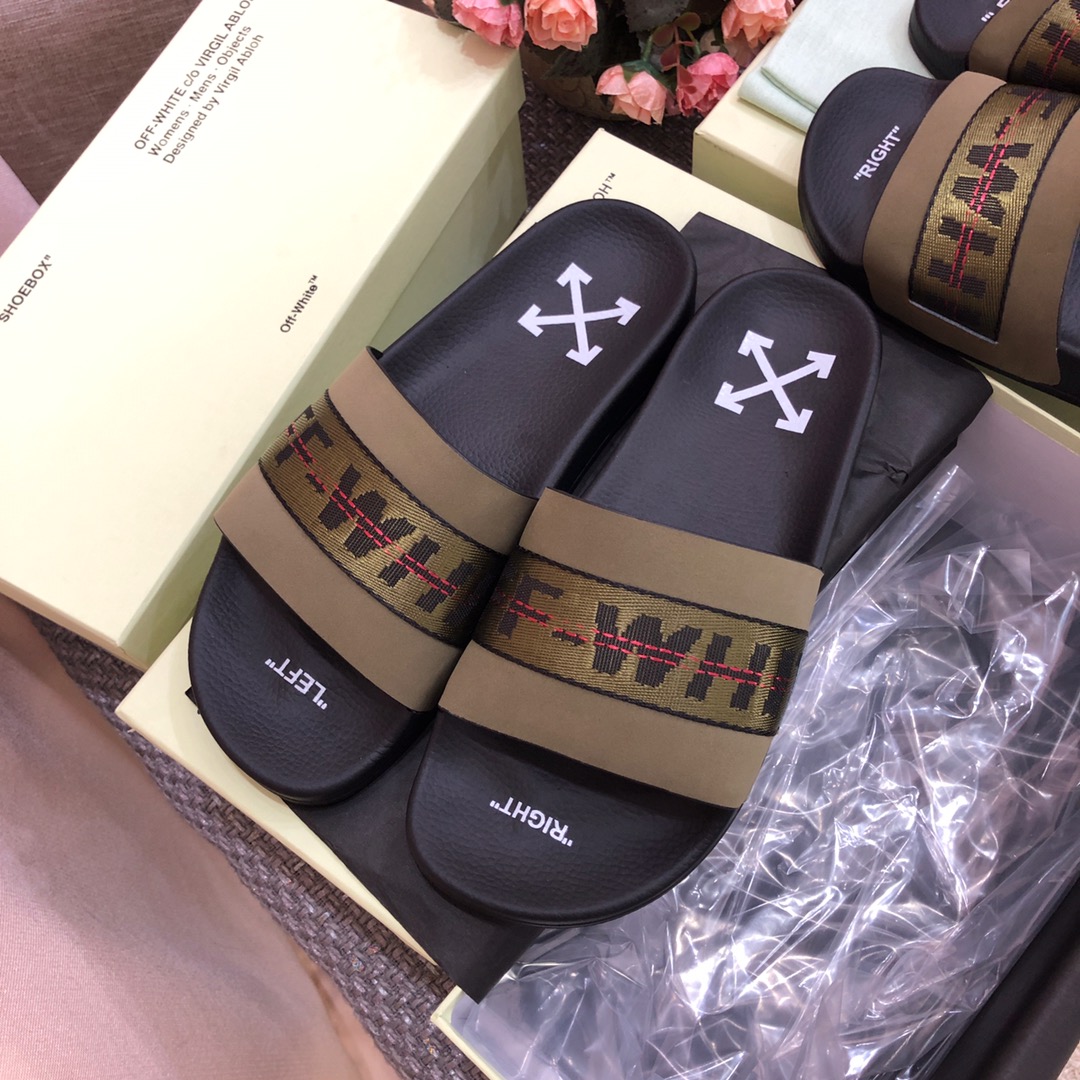 Off White Slides - PerfectKickZ