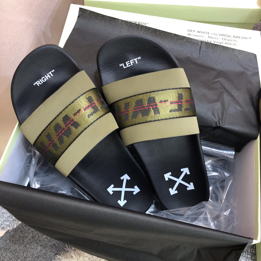 Off White Slides - PerfectKickZ