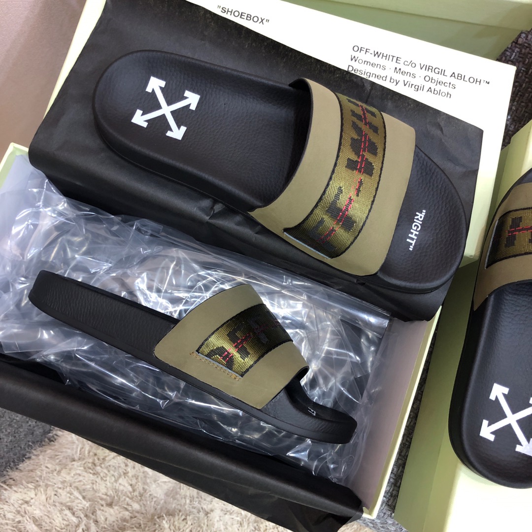 Off White Slides - PerfectKickZ