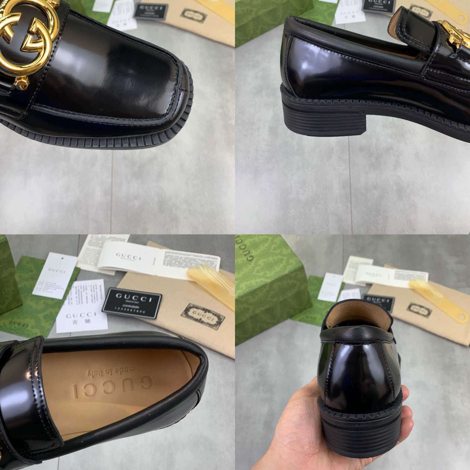 Gucci GG Leather Loafers(Upon Uk Size) - PerfectKickZ